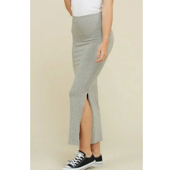 FINAL SALE 🆕🌿KNIT SIDE SLIT SKIRT🌿 - Picture 4 of 6